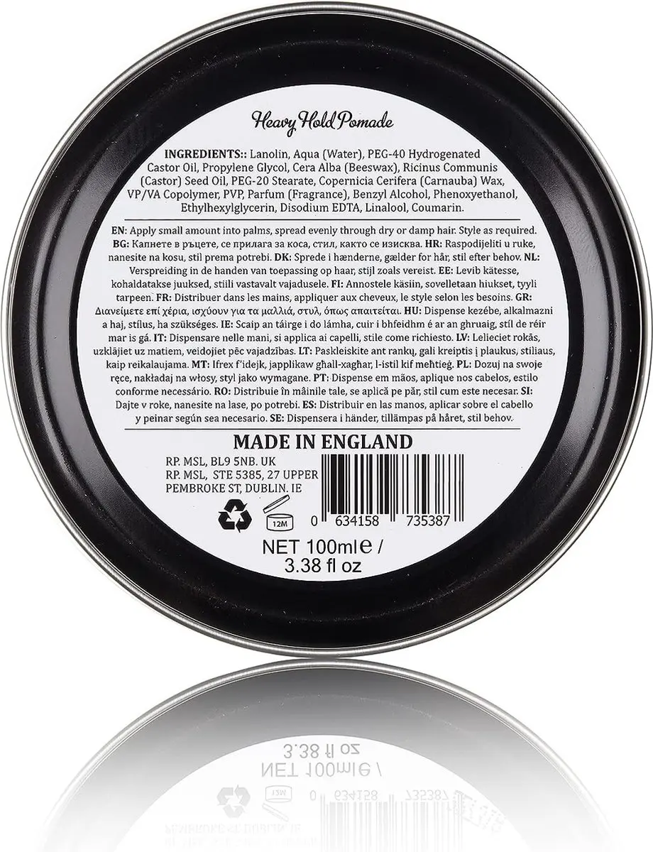 Dapper Dan Heavy Hold Pomade 100ml
