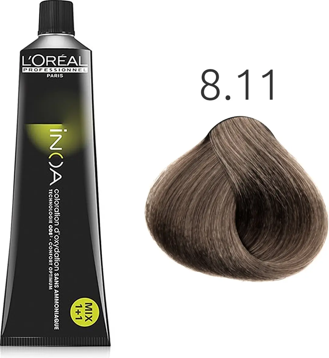 L'Oréal Professionnel iNOA Haarverf 60ml - Kleur 8.11