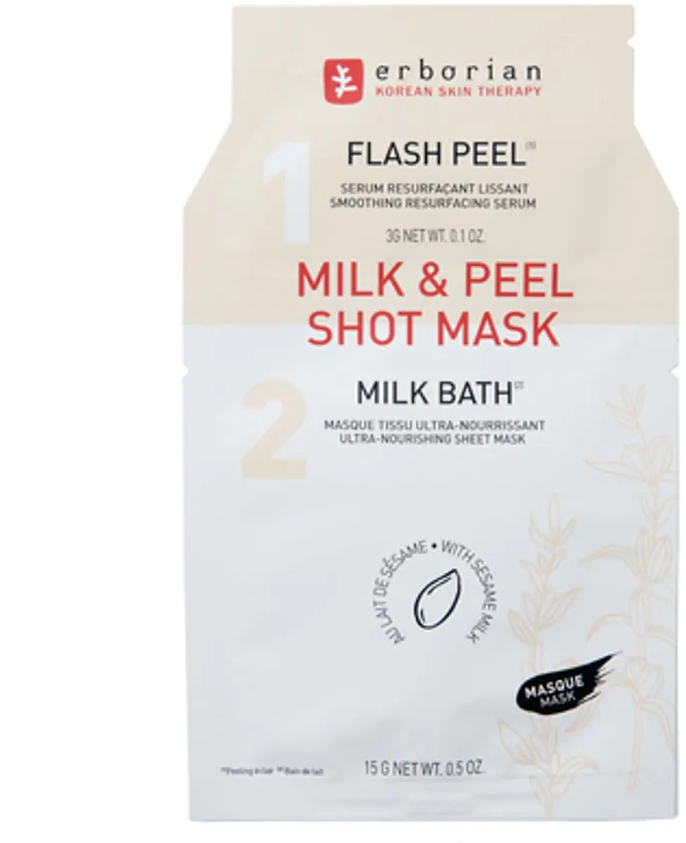 Erborian Milk & Peel Shot Mask 180g - 2 Stuks