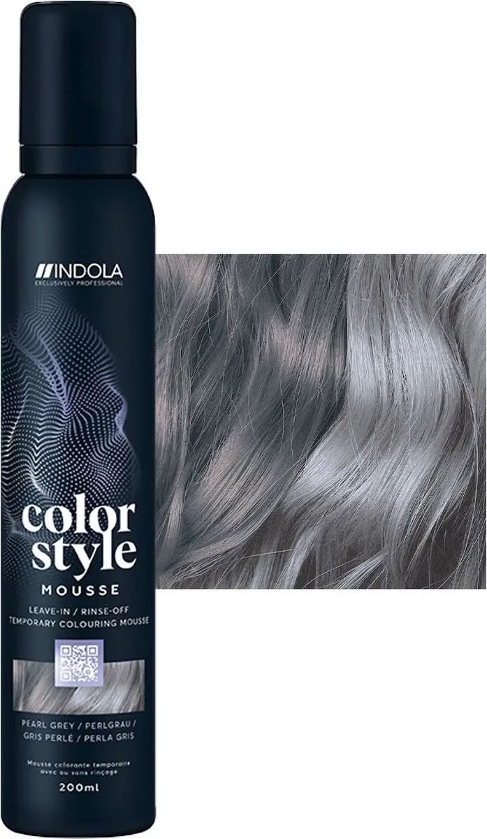 Indola Color Style Mousse Pearl Grey 200ml