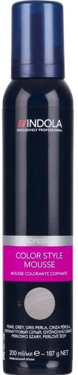 Indola Color Style Mousse Pearl Grey 200ml