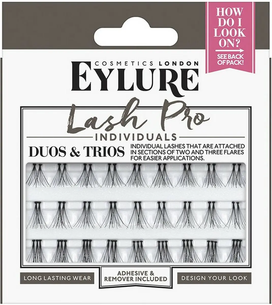 Eylure Lash-Pro Individuals Duos & Trios - Zwart