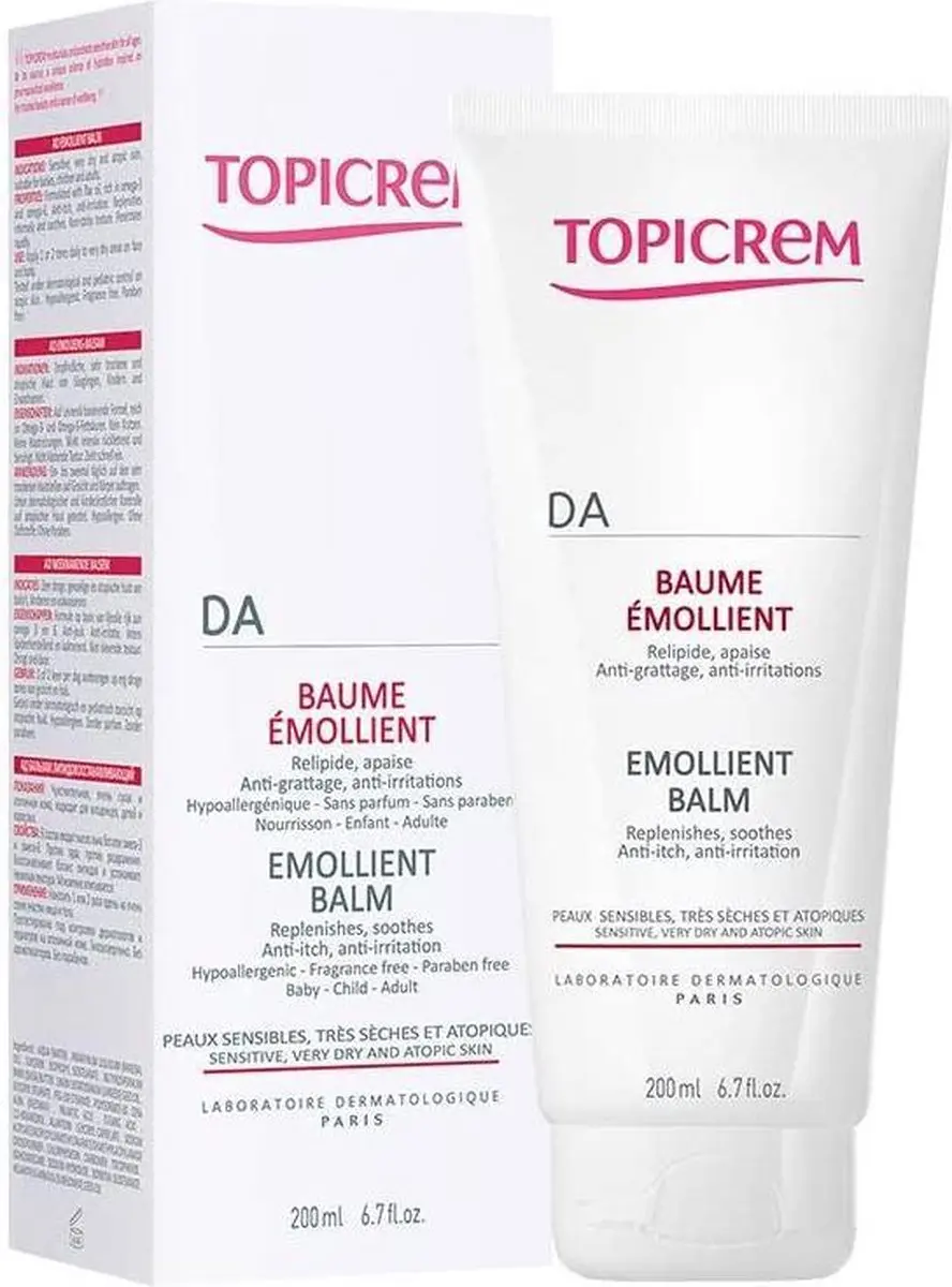 Topicrem Da Emollient Balm 200ml