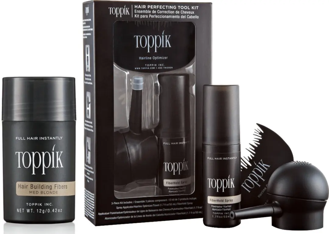 Toppik Hair Fibers Starterset Middenblond
