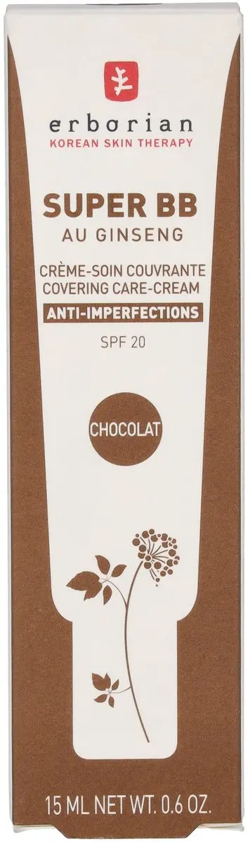 Erborian Super BB Chocolat - 15ml - Medium/Donkere huid