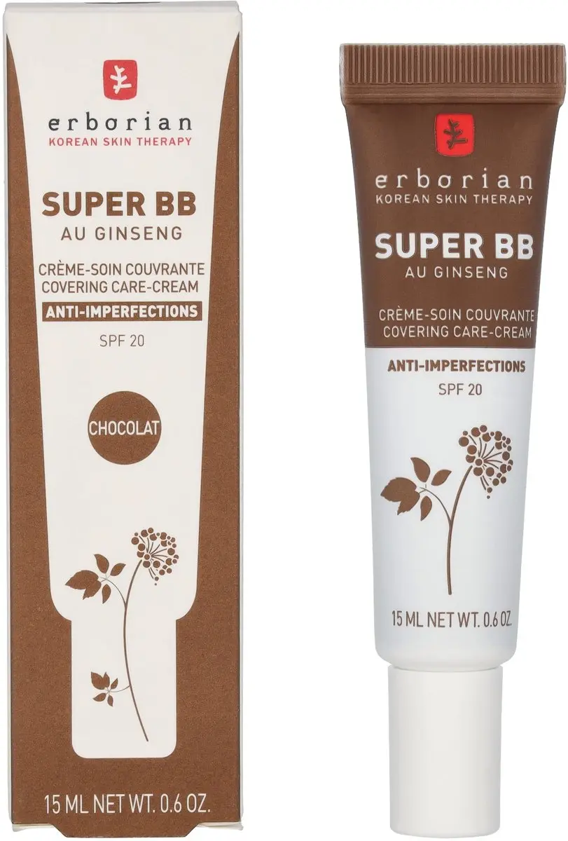 Erborian Super BB Chocolat - 15ml - Medium/Donkere huid