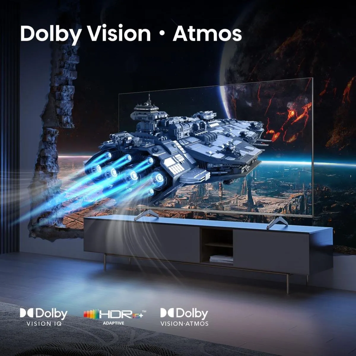 Hisense U7Q PRO 85E79Q PRO 85" 4K Smart TV - Zwart