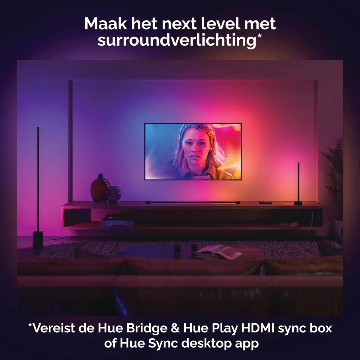 Philips Hue Gradient Signe Tafellamp - Zwart - afbeelding 6 van 6