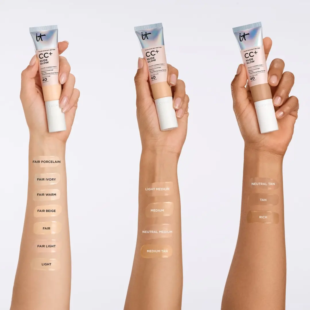 IT Cosmetics Your Skin But Better CC+ Nude Glow SPF40 - Tan 32ml
