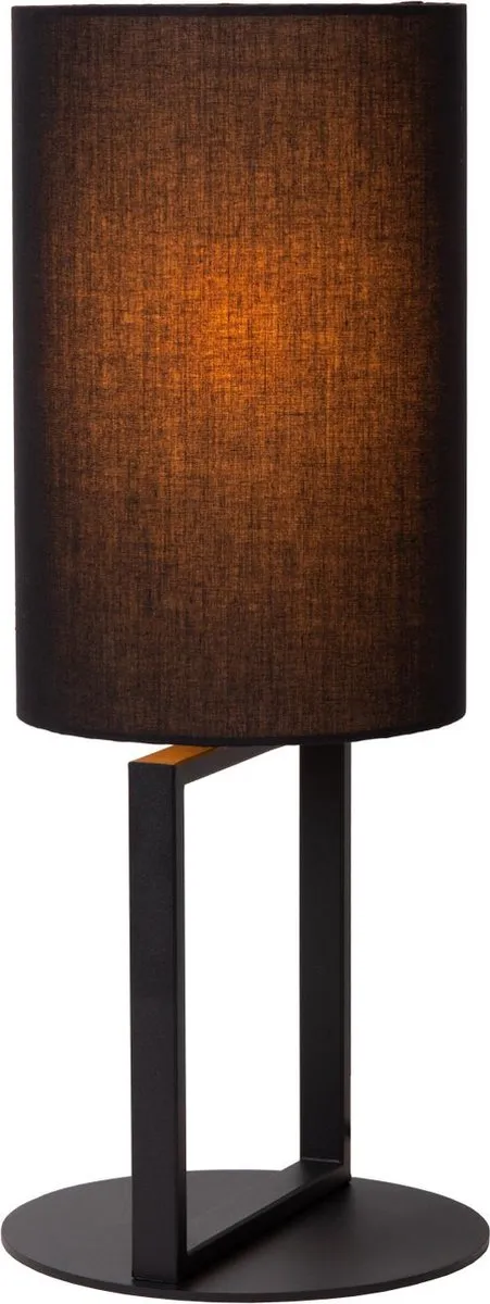 Lucide Herman Tafellamp Ø20cm - E27 - Zwart