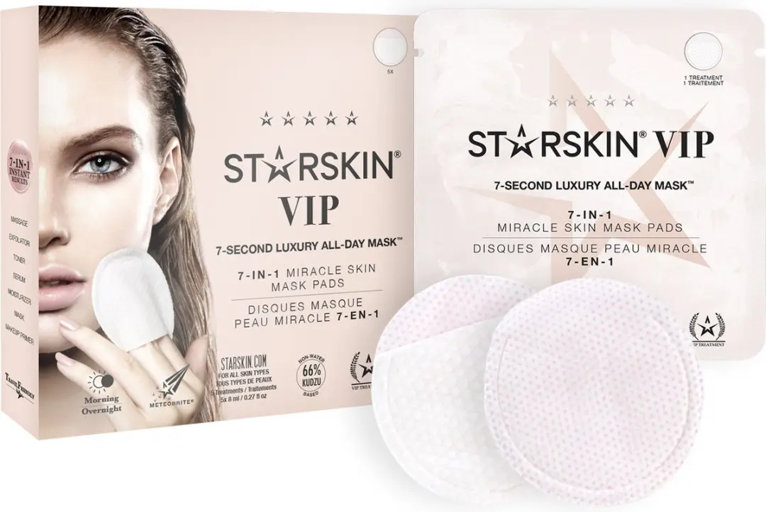 Starskin 7 Seconds Instant Gezichtsmasker/Toner Pads