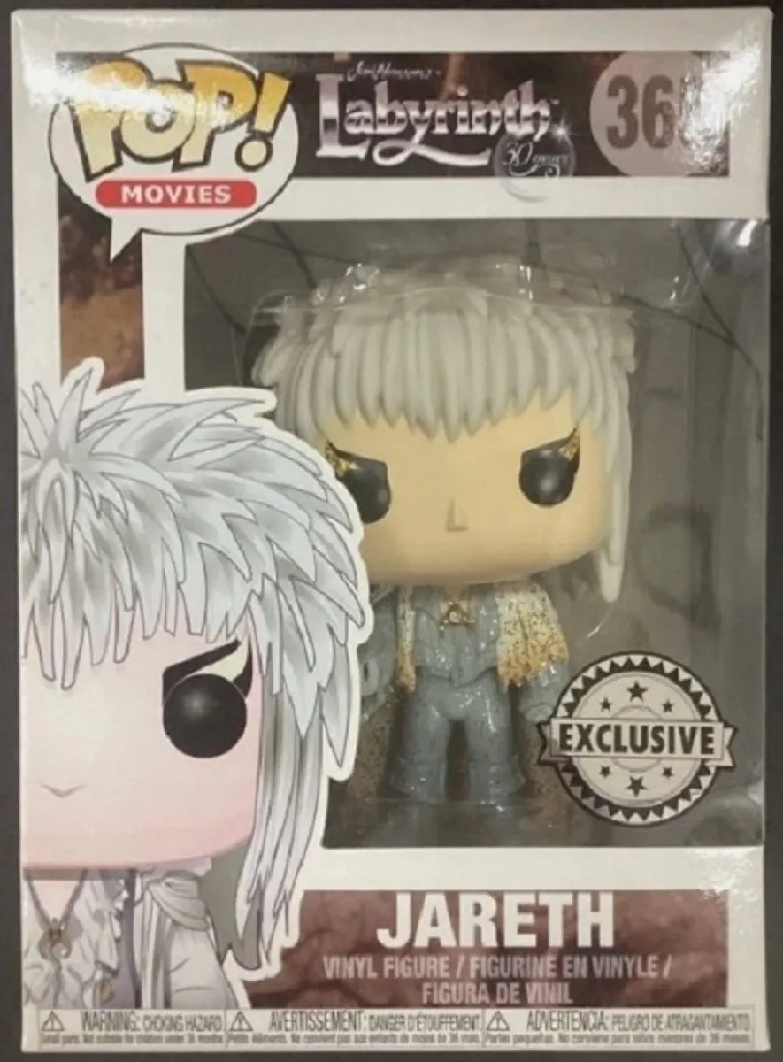 Funko Pop! Jareth David Bowie Labyrinth #365 Glitter