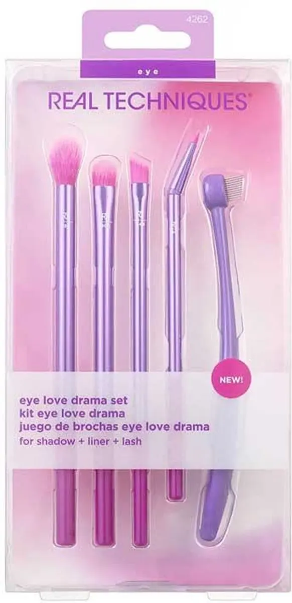 Real Techniques Eye Love Drama Make-up Borstel Set