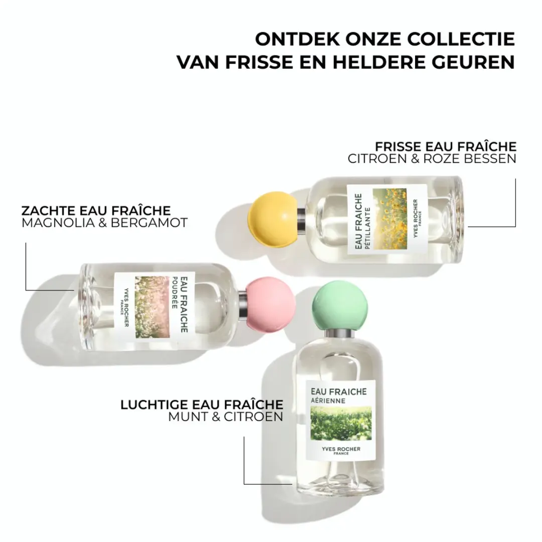 Yves Rocher Eau Fraîche Pétillante Damesparfum - Citroen & Roze Bessen 100ml