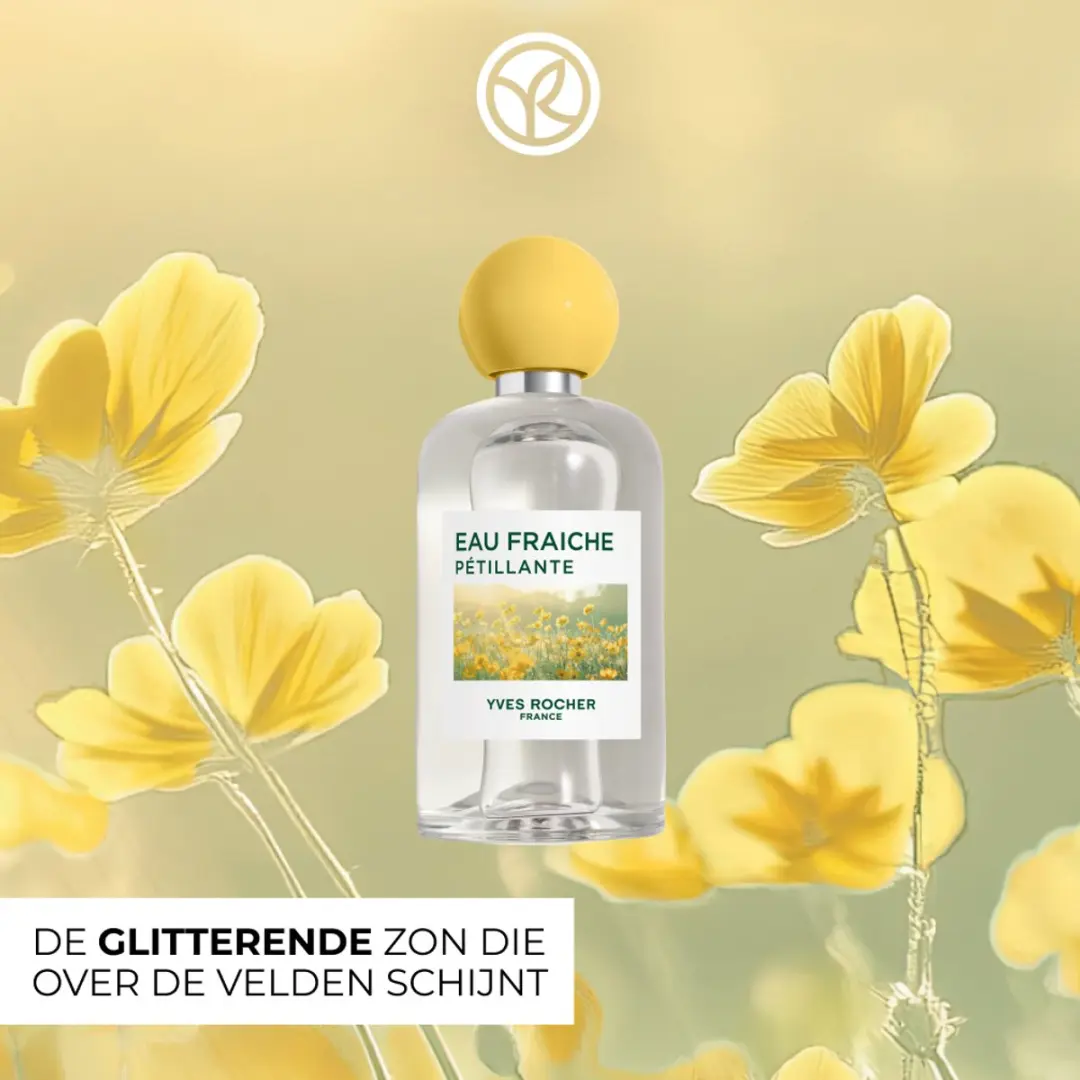 Yves Rocher Eau Fraîche Pétillante Damesparfum - Citroen & Roze Bessen 100ml