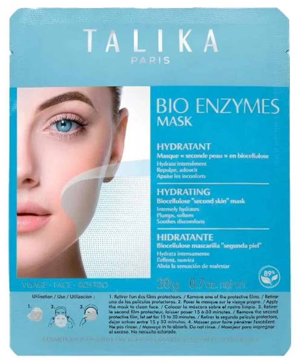 Talika Bio Enzymes Hydraterend Mask 20ml - Blauw - afbeelding 6 van 6