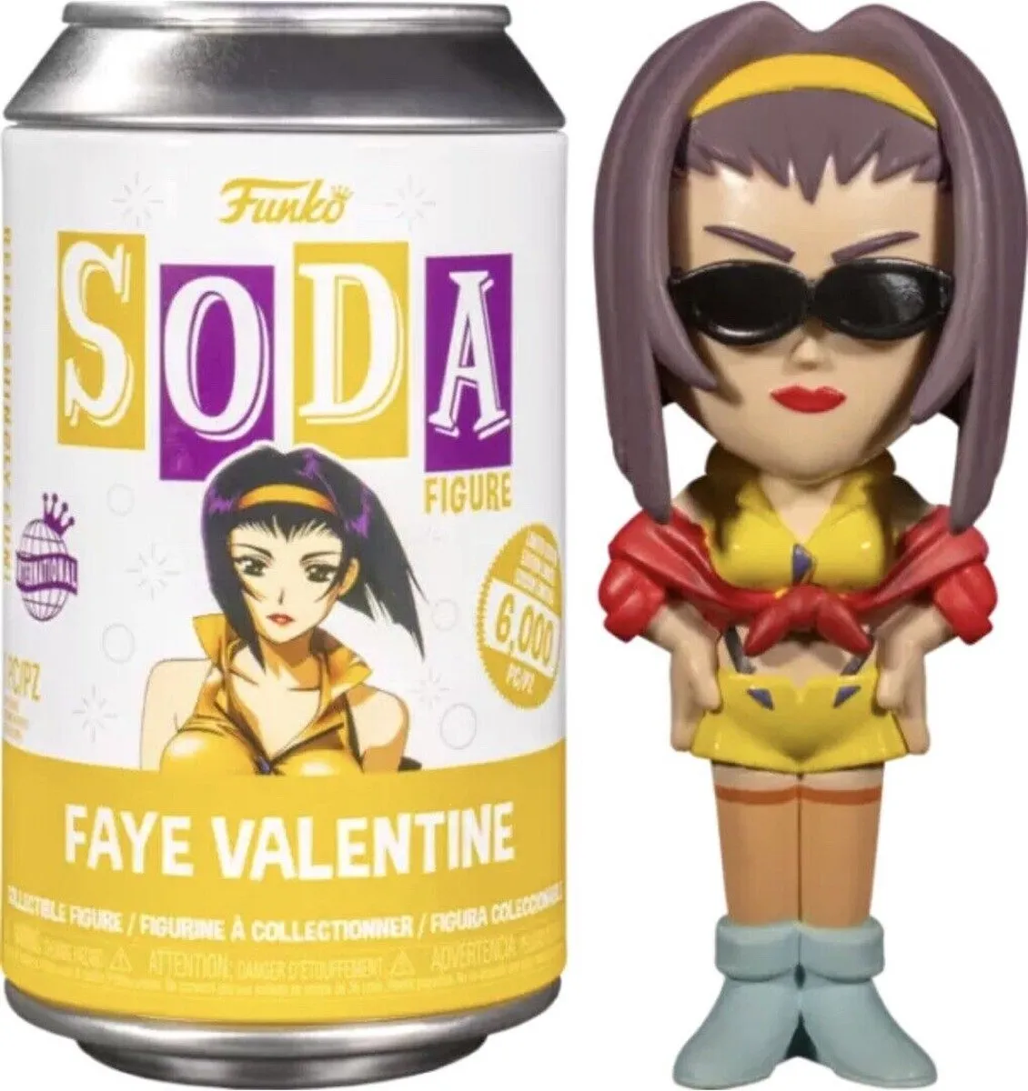 Funko Vinyl Soda Faye Valentine Cowboy Bebop Geel F64902