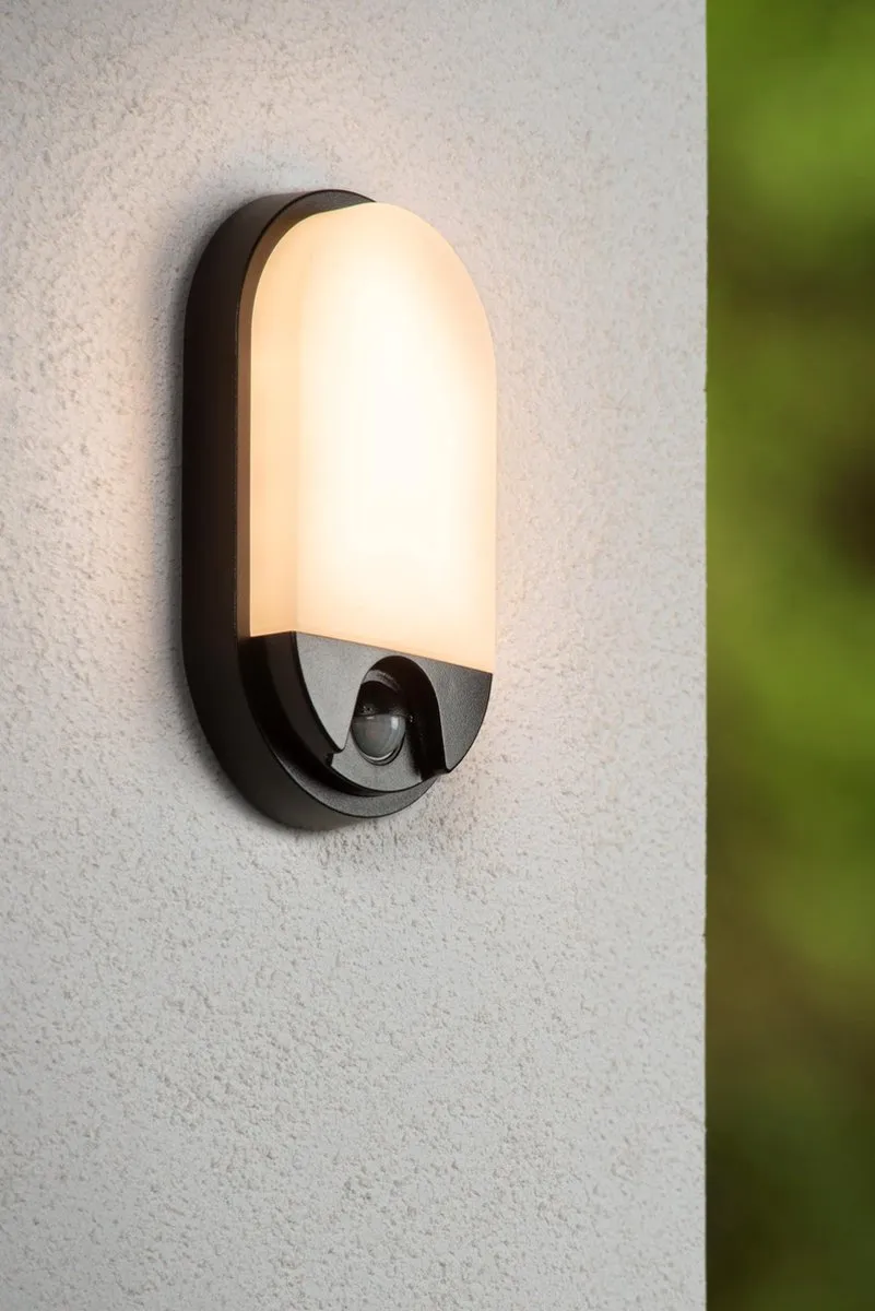 Lucide HUPS IR Wandlamp LED 10W 3000K - Zwart