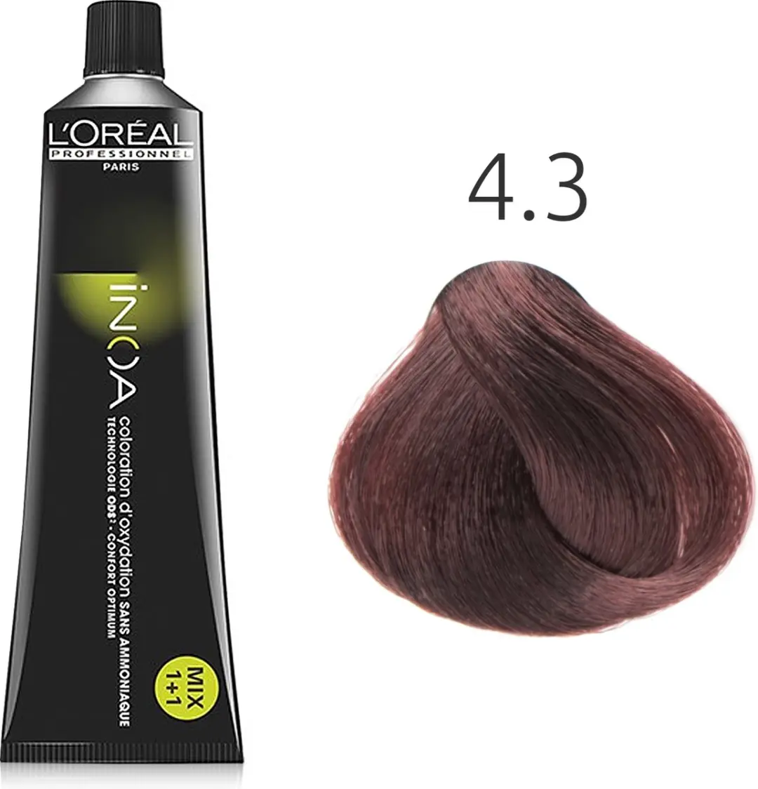 L'Oréal Professionnel iNOA Haarverf 60ml - Kleur 4.3