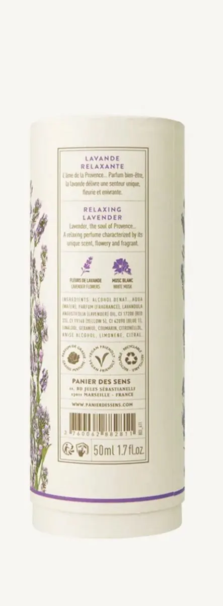 Panier des Sens EDT Relaxing Lavender 50ml