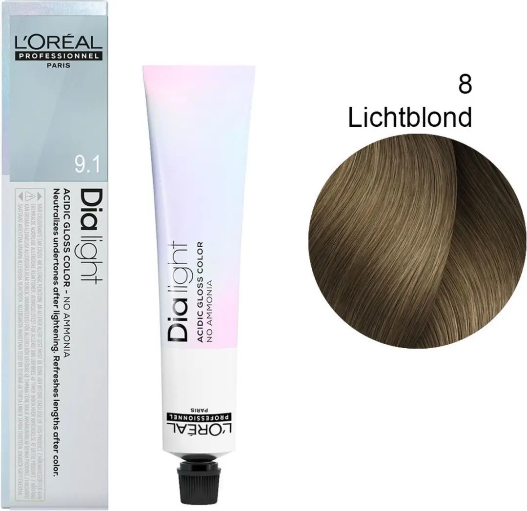 L'Oréal Professionnel Dia Light Haarverf 50ml - Kleur 8