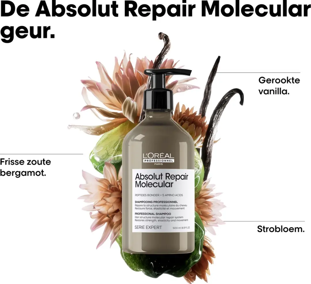 L'Oréal Professionnel Absolut Repair Shampoo 500ml - afbeelding 6 van 6