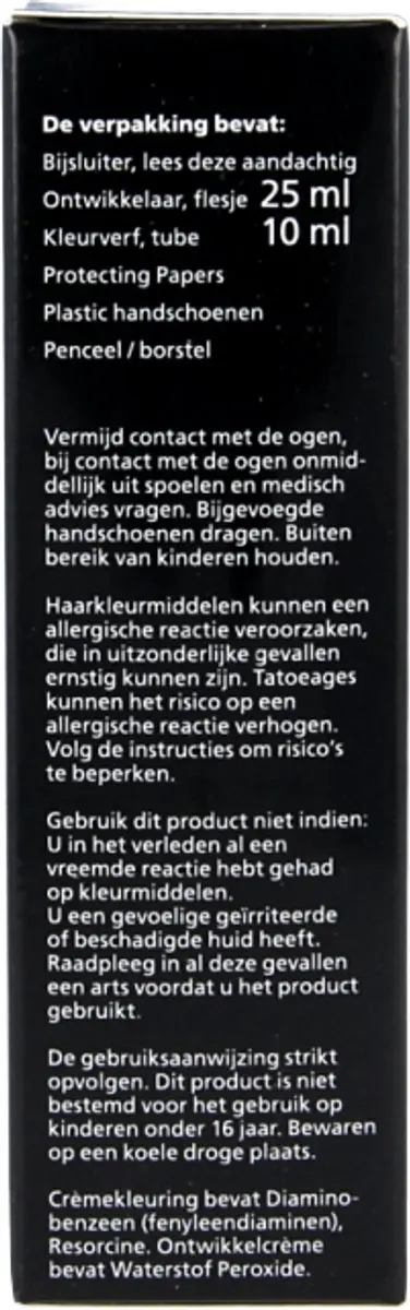 Christian Faye Wenkbrauw- en Wimperverfkit Donkerbruin 3ml
