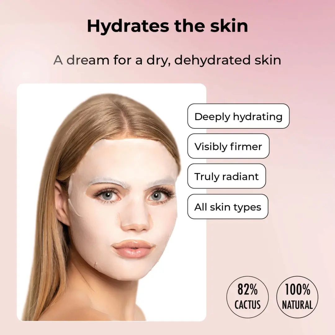 Starskin Orglamic Pink Cactus 2-Stappen Gezichtsmasker - 54g