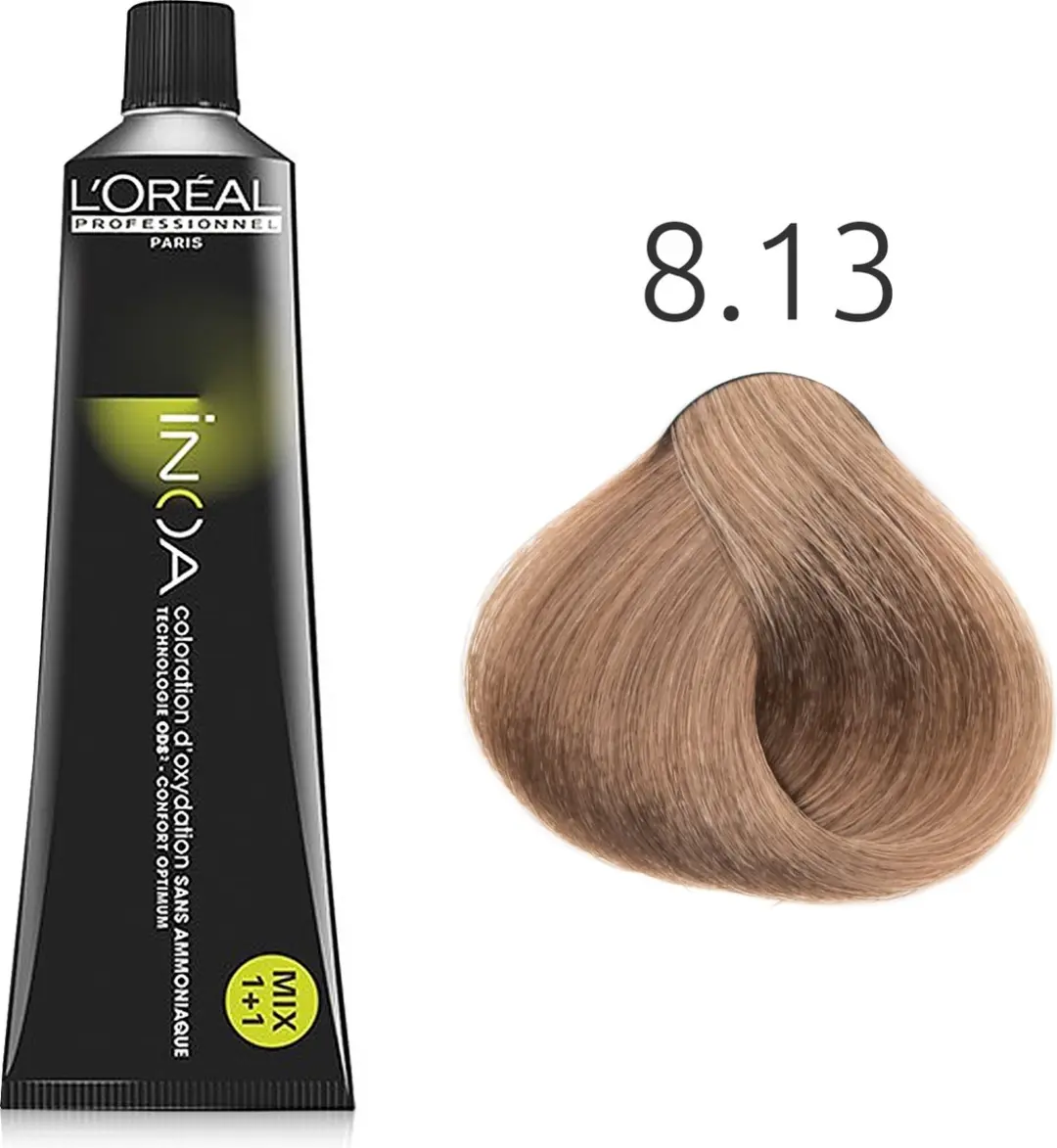 L'Oréal Professionnel iNOA Haarverf 60ml - Kleur 8.13