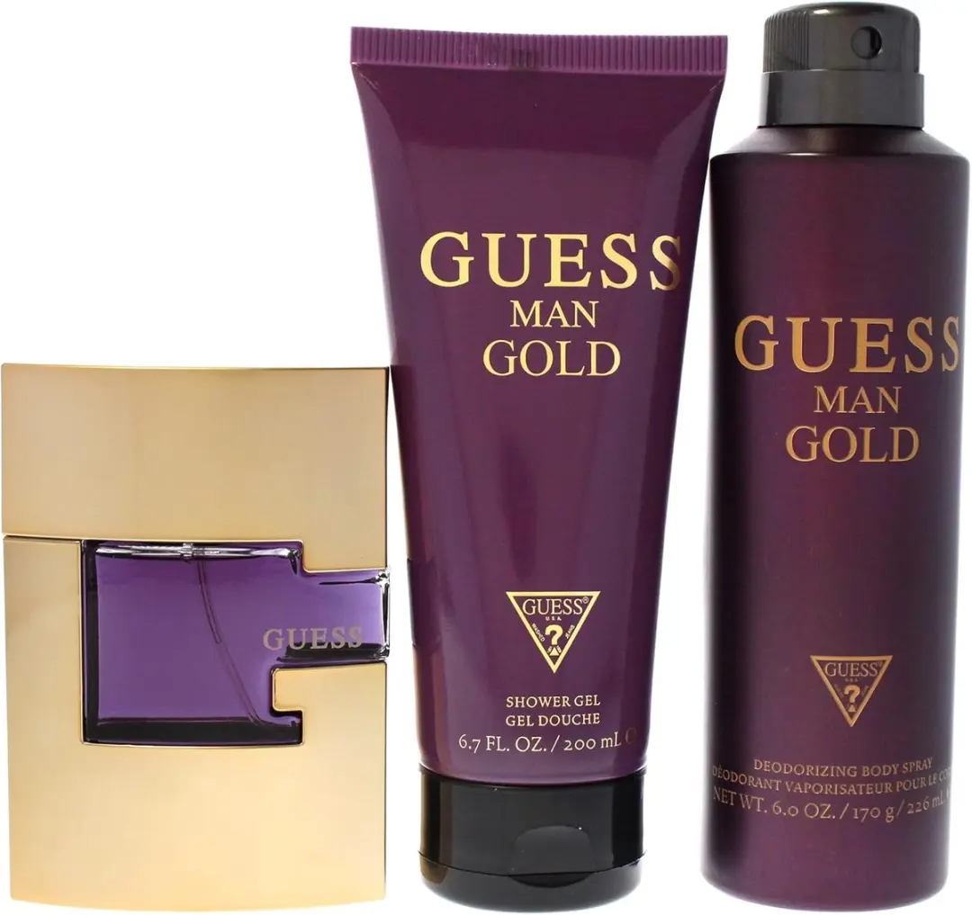 GUESS Gold Man Eau de Toilette Set - 3 Stuks