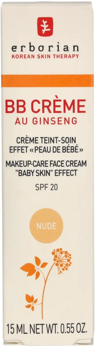 Erborian BB Cream Au Ginseng SPF20 Nude - 15ml