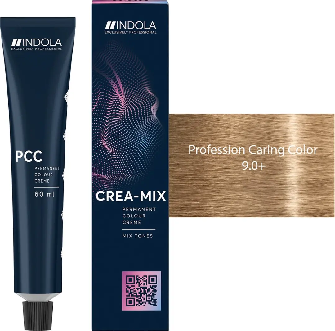 Indola Profession Permanent Caring Color 9.0+ Zwart 60ml