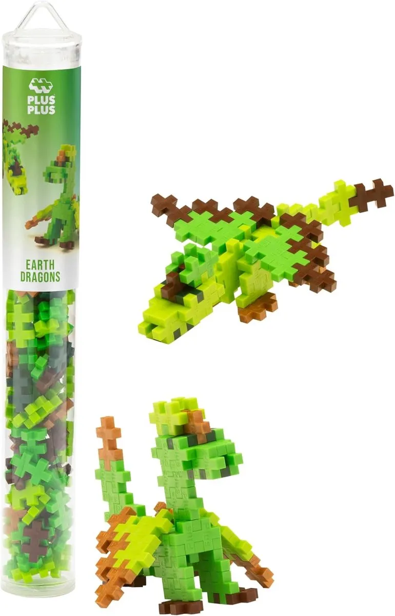 Plus-Plus Earth Dragons Bouwset 100 Stuks