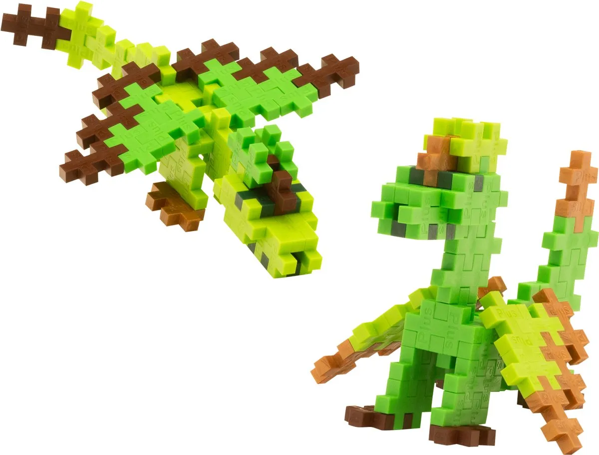 Plus-Plus Earth Dragons Bouwset 100 Stuks - 4376