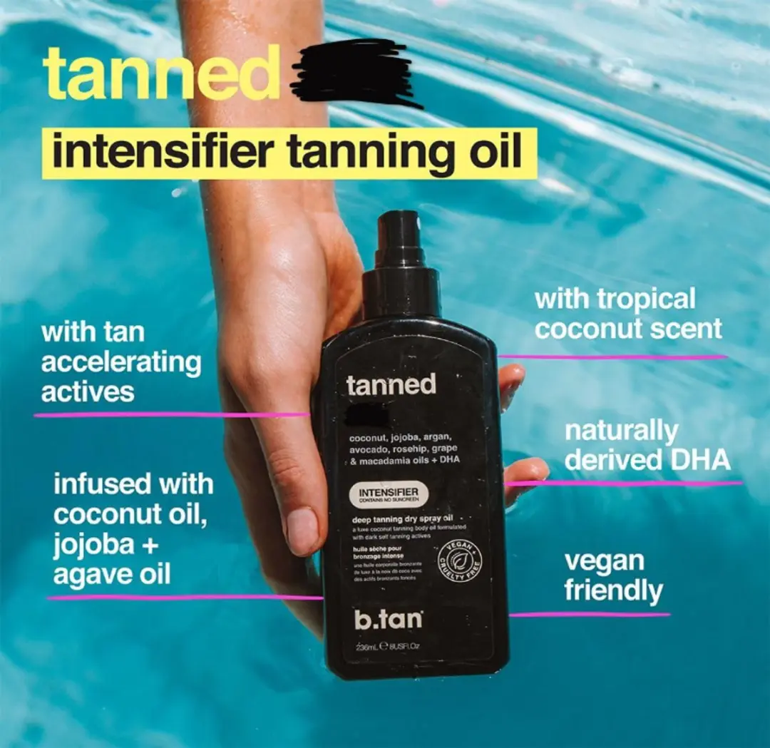 b.tan Tanned AF Intensifier Spray 236ml - Donker