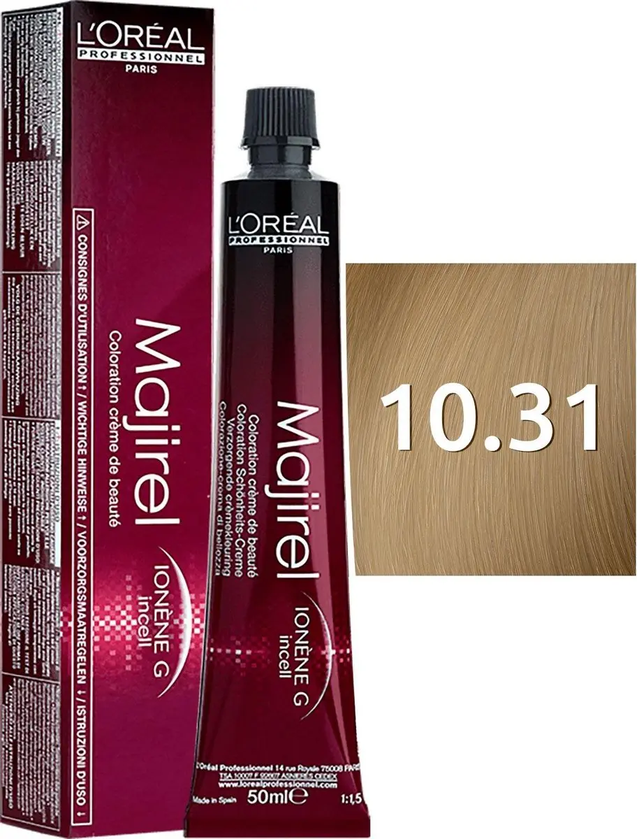 L'Oréal Professionnel Majirel Haarverf 50ml - 10.31 Blond/Bruin