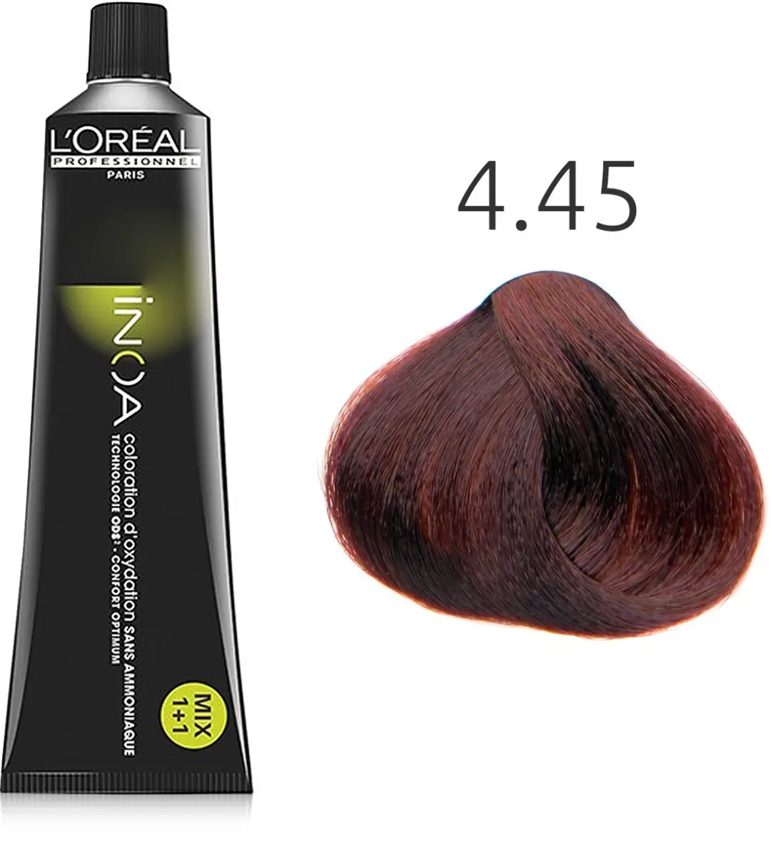L'Oréal Professionnel iNOA 4.45 60ml Permanent Haarkleur - Full Coverage