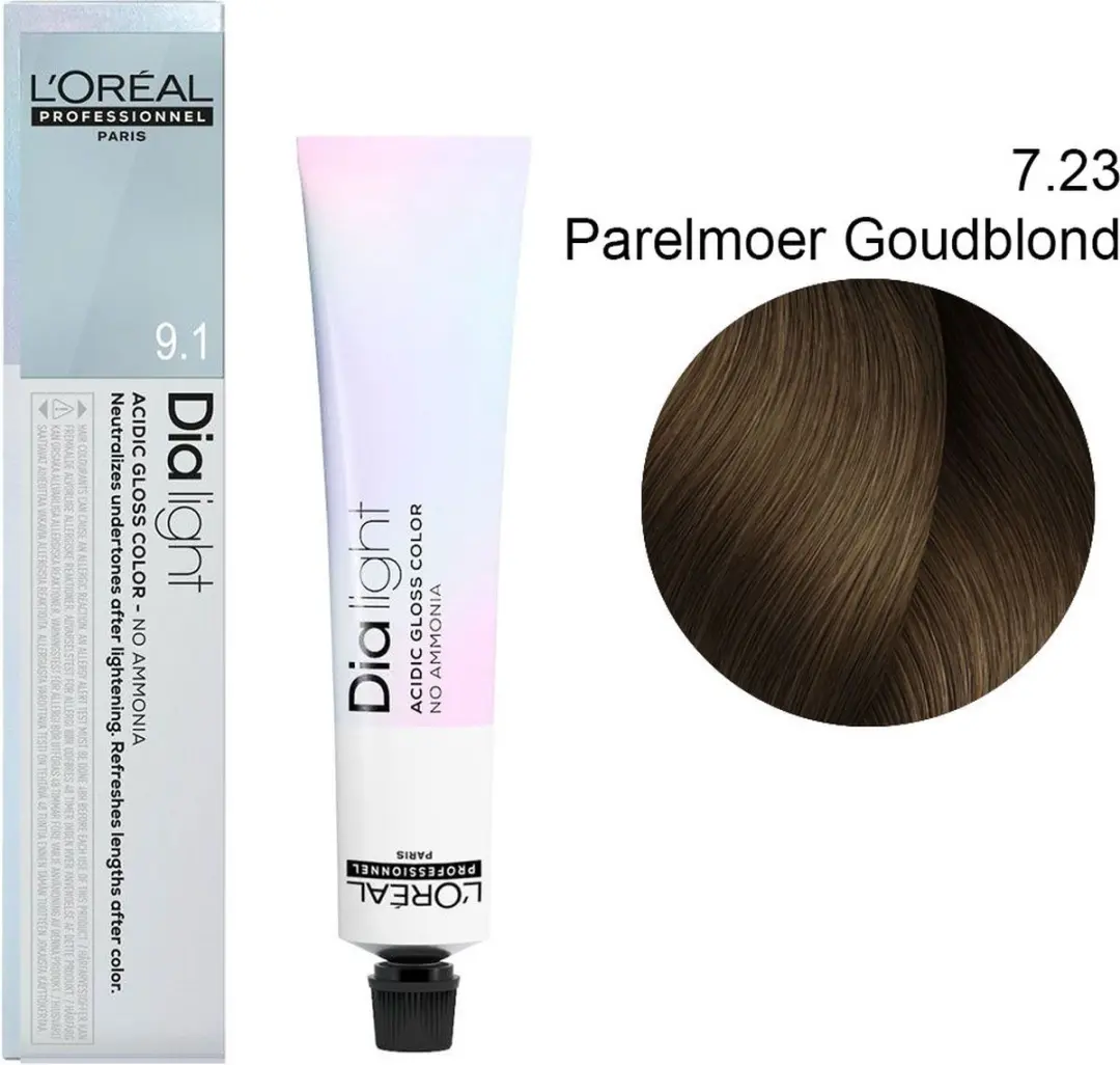 L'Oréal Professionnel Dia Light Haarverf 50ml - Kleur 7.23 - afbeelding 2 van 6