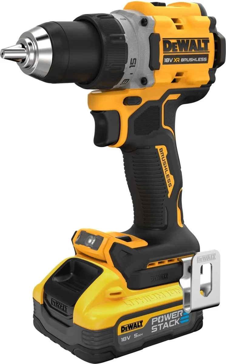 DeWalt DCD800H2T Schroef-/boormachine 18V XR - 2x Powerstack - TSTAK