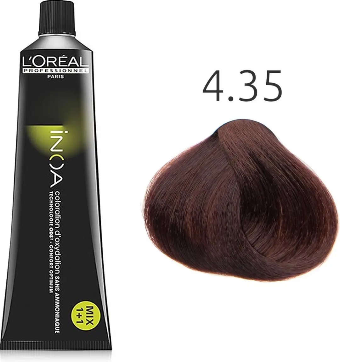 L'Oréal Professionnel iNOA Haarverf 60ml - Kleur 4.35 Blond