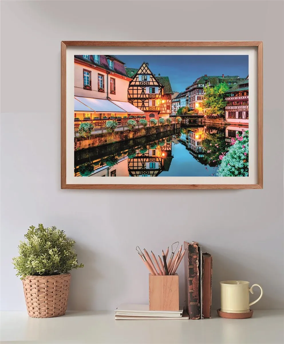 Clementoni Strasbourg Oude Stad Puzzel 500 Stuks - Multicolor