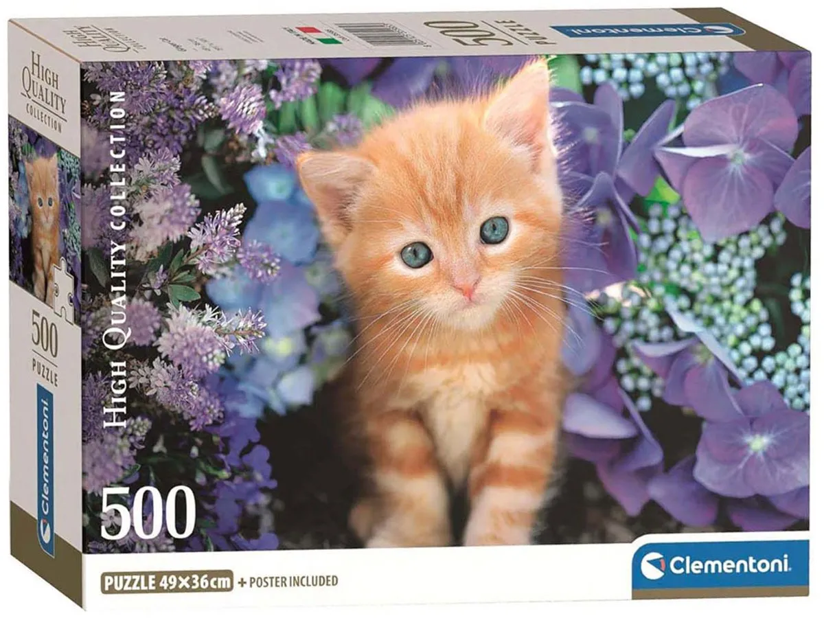 Clementoni Puzzel 500 Stuks Rode Kat - Multikleur