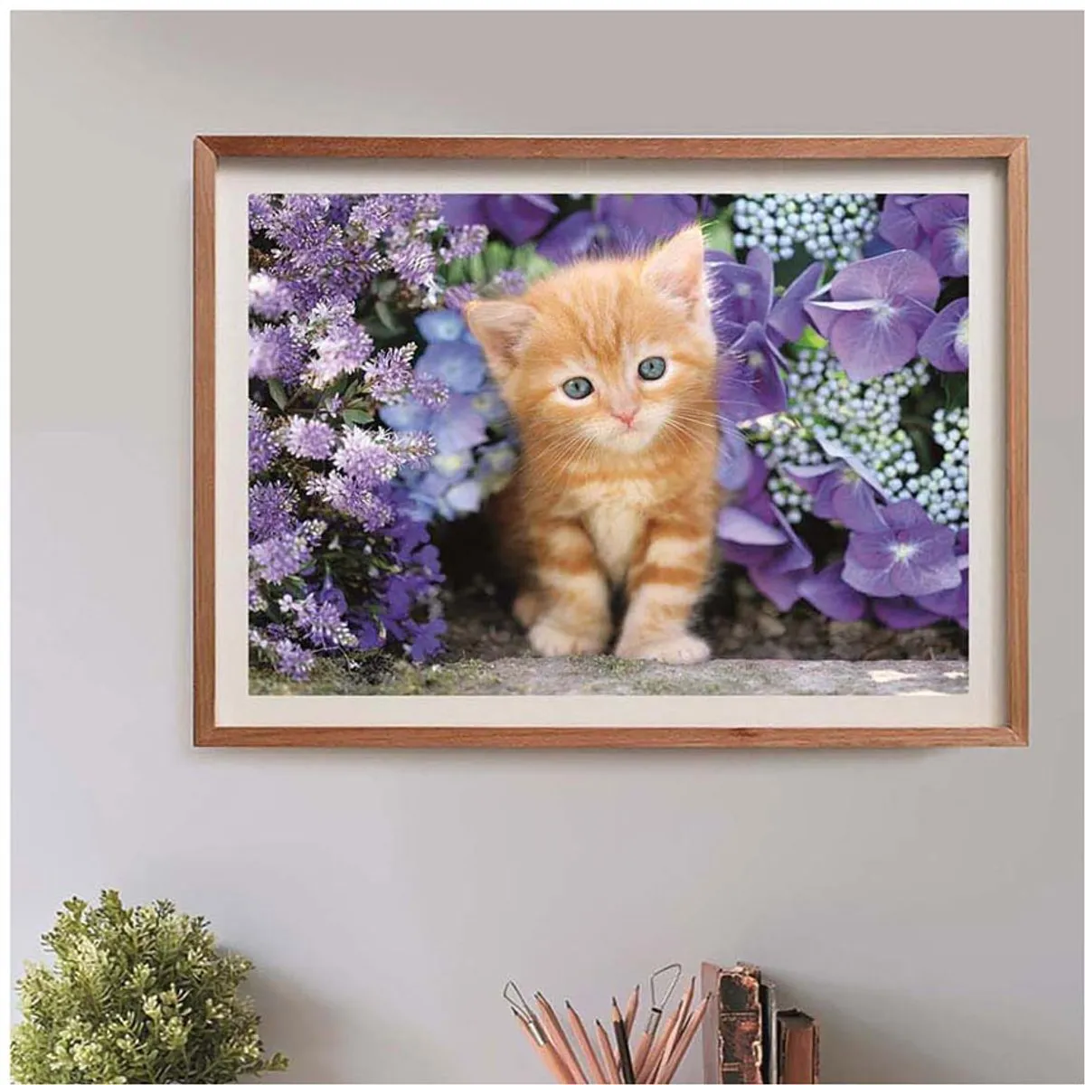Clementoni Puzzel 500 Stuks Rode Kat - Multikleur