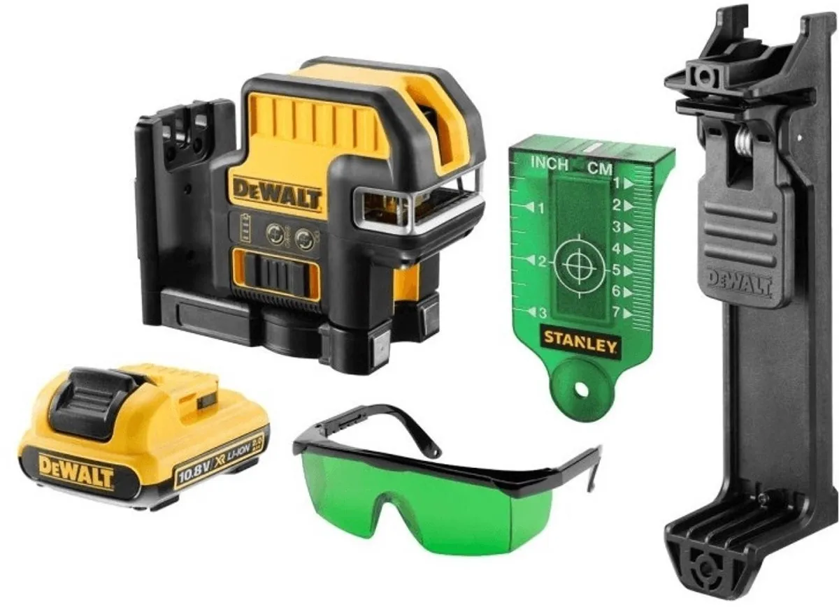 DeWalt DCE0825D1G 10,8V Groene Kruislijnlaser