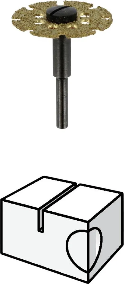 Dremel 542 Frees/Schaafschijf 25,4mm