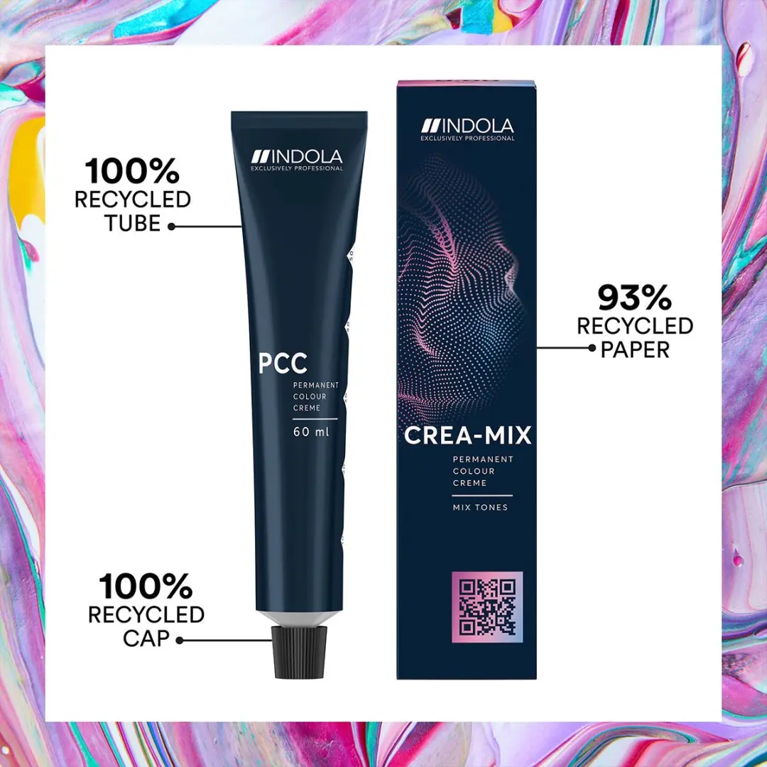 Indola Profession Crea-Mix Color 60ml - Zwart