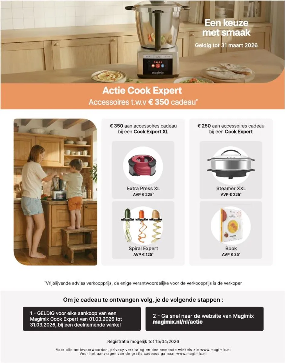 Magimix Cook Expert Inductie Foodprocessor - 1700W - 18 Snelheden