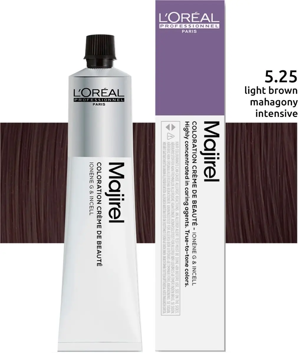 L'Oréal Professionnel Majirel Haarverf 50ml - 5.25 Bruin - afbeelding 2 van 6