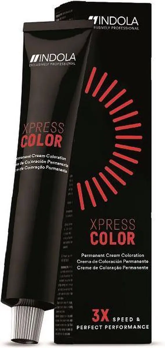 Indola XpressColor 4.5 Permanent Haarkleuring 60ml - Zwart