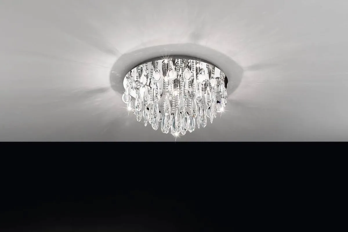 Eglo Calaonda Plafondlamp G9 - 8 Lichtpunten - Ø58cm - Chroom - afbeelding 6 van 6
